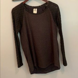 Charcoal blouse
